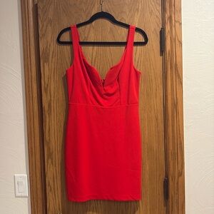 Express Small Red Dress